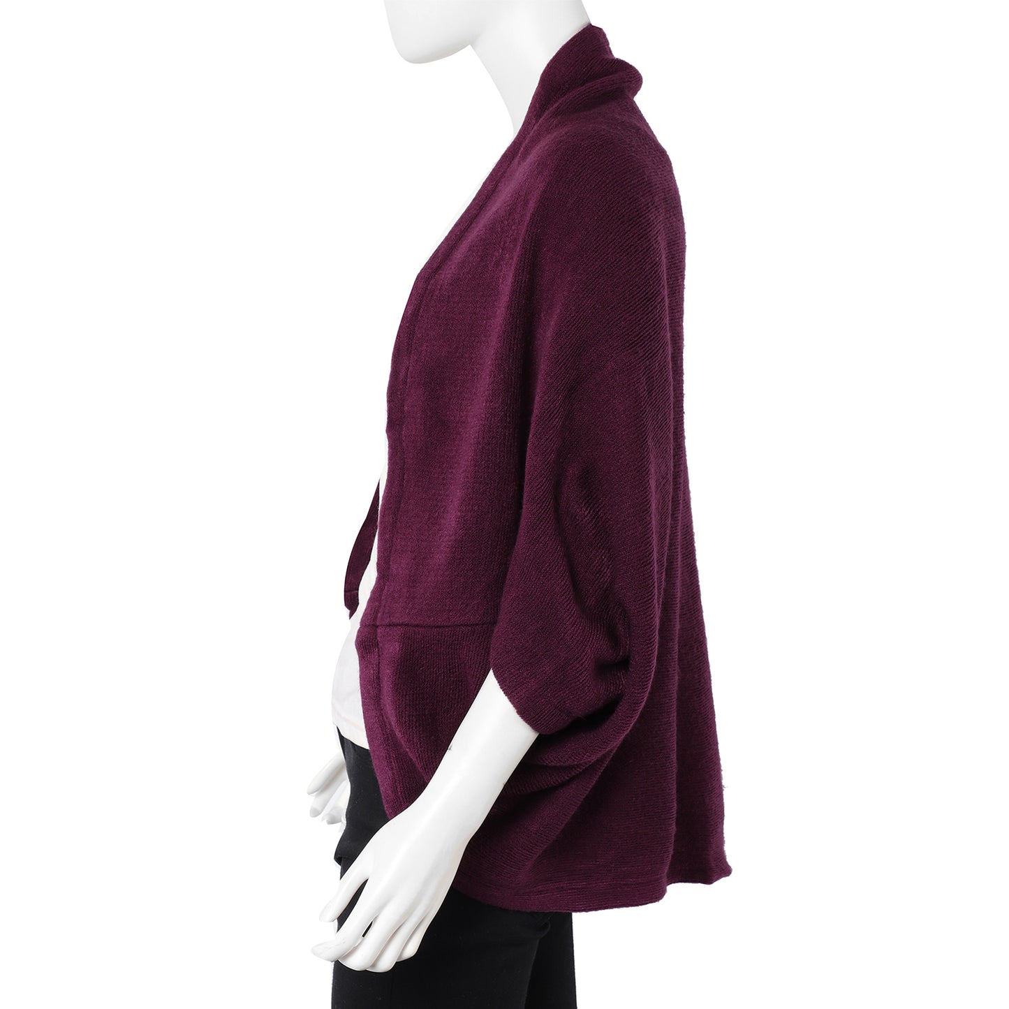 Classic Shrug in Plum or Coffee Color