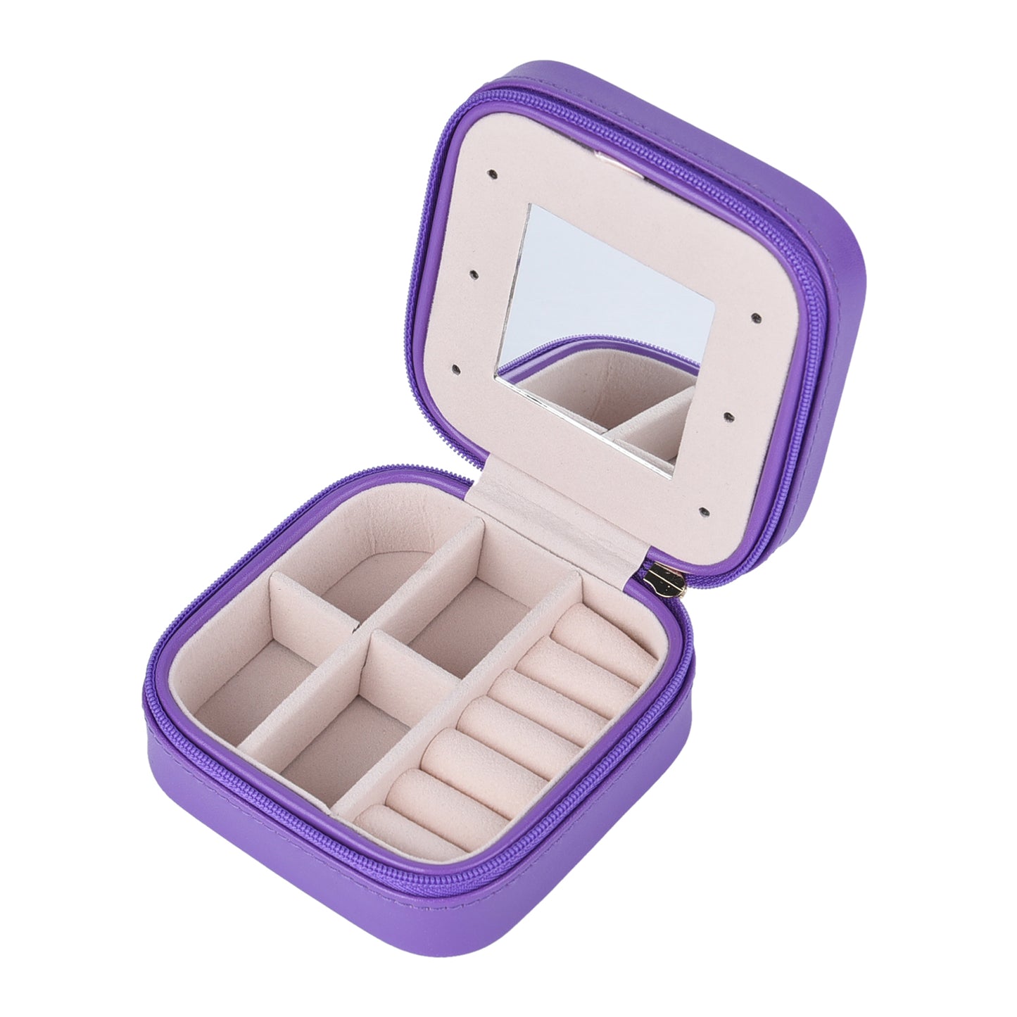 Lighted Travel Jewlery Box with Velvet Anti Scratch Interior