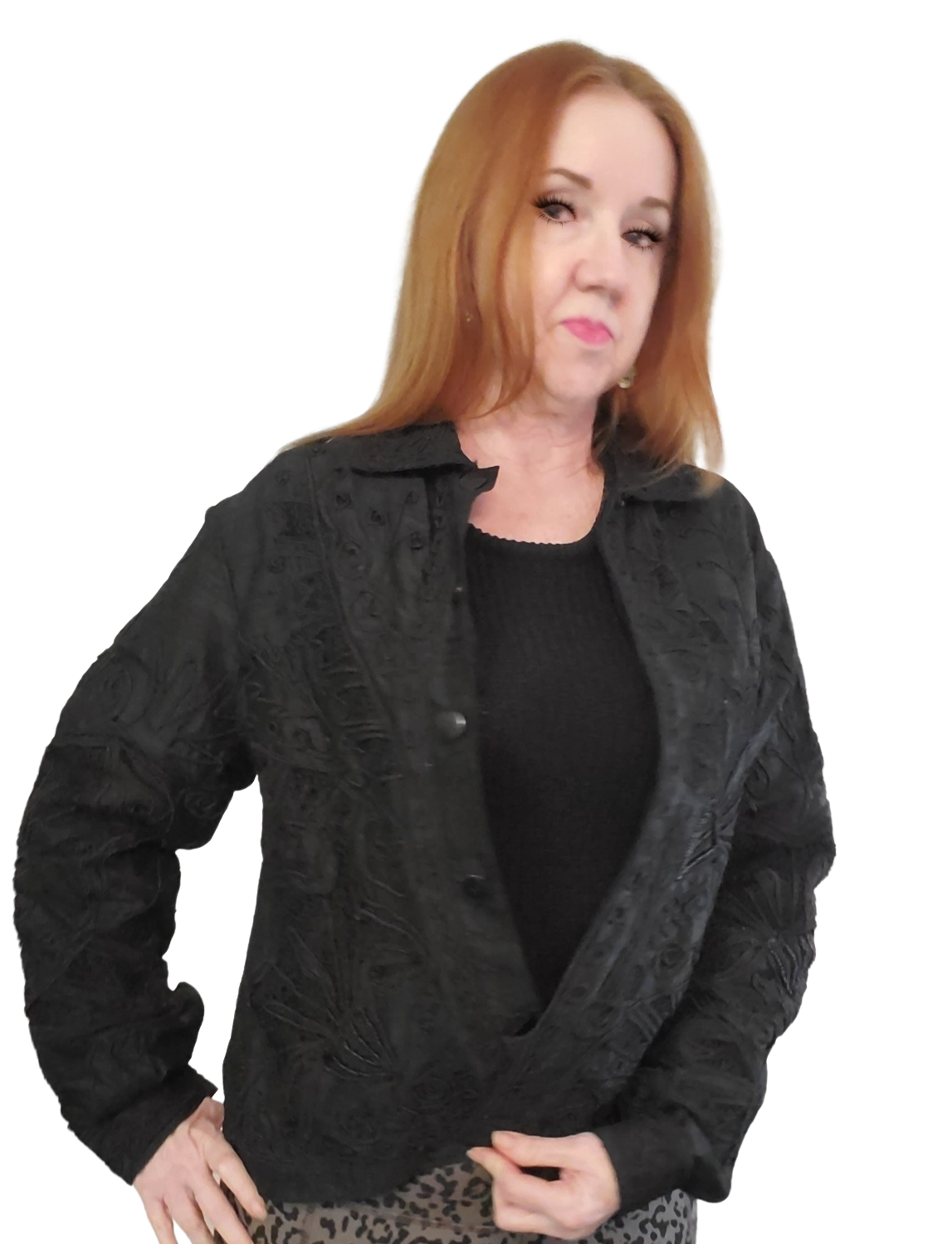 Sandy Starkman 100% Silk Jacket