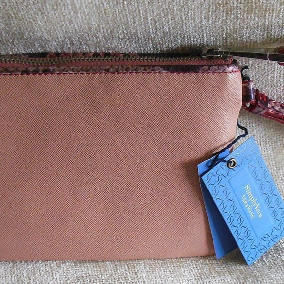 Genuine Leather Envelope Wristlet - WHIMSICALIA
