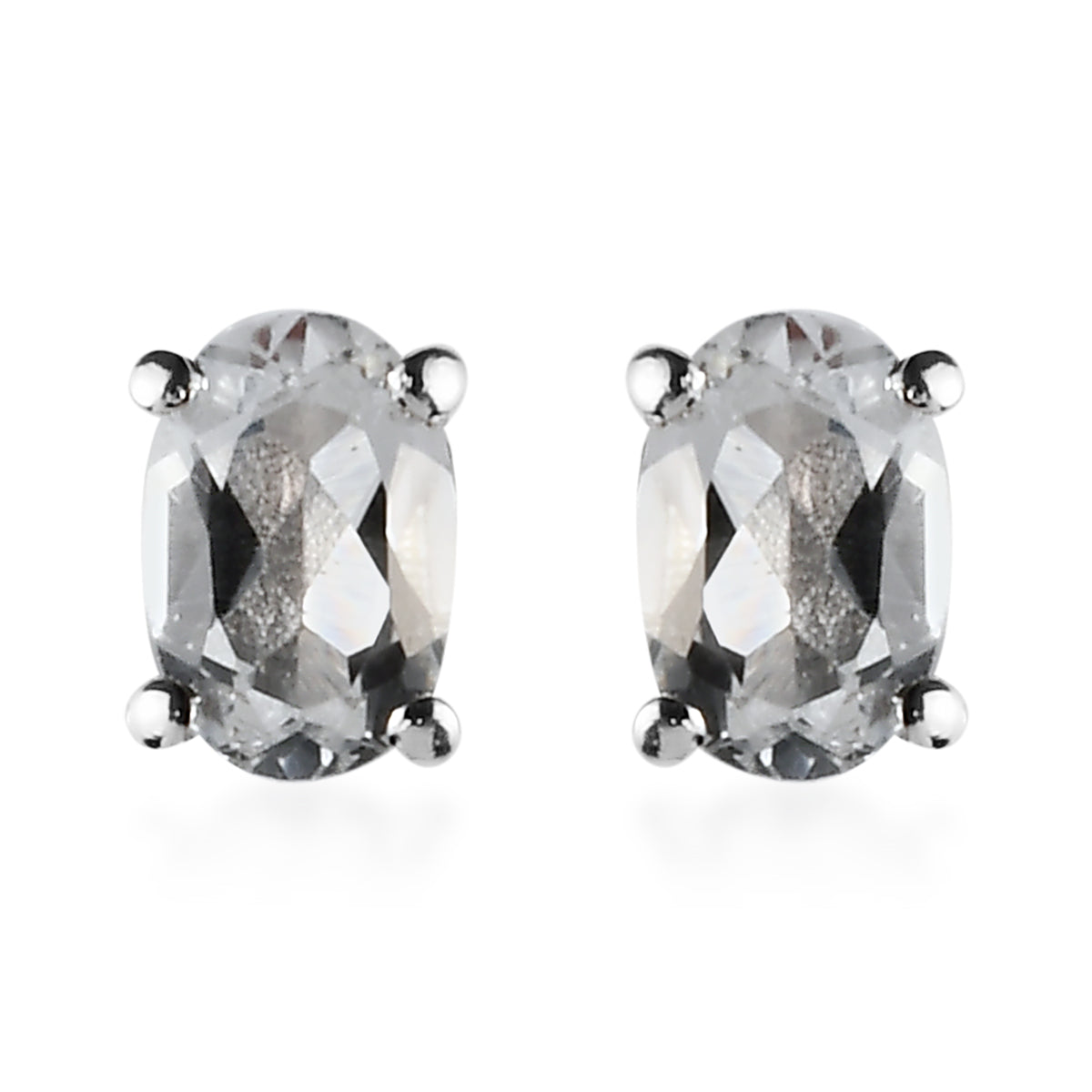 Sky Blue Topaz Bolo Bracelet and Stud Earrings 3.65 ctw