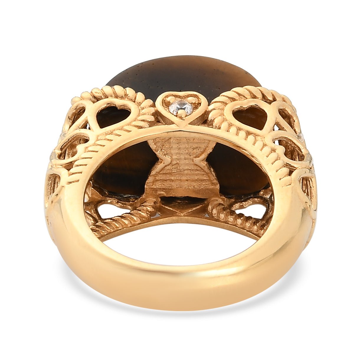 Striking South African Tiger's Eye Ring