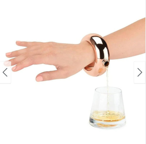 Rainbow or Black Stainless Steel Bracelet Flask