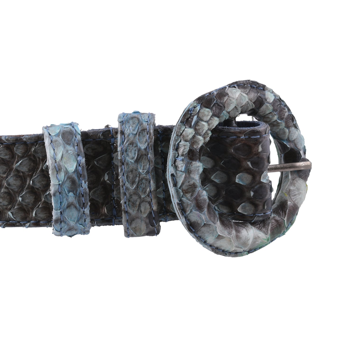 100% Natural Python Leather Belt Unisex