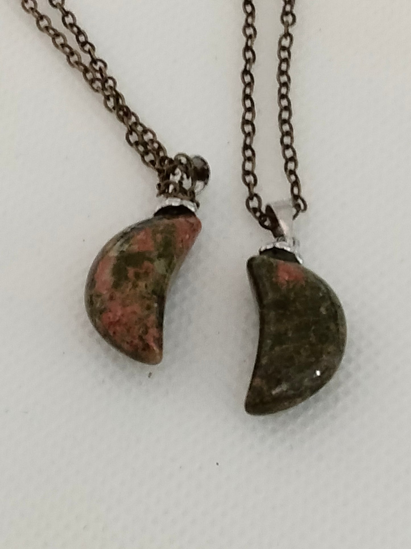 Unisex Aventurine, Unakite, Picture Jasper, Blue Jasper and Obsidian Necklaces