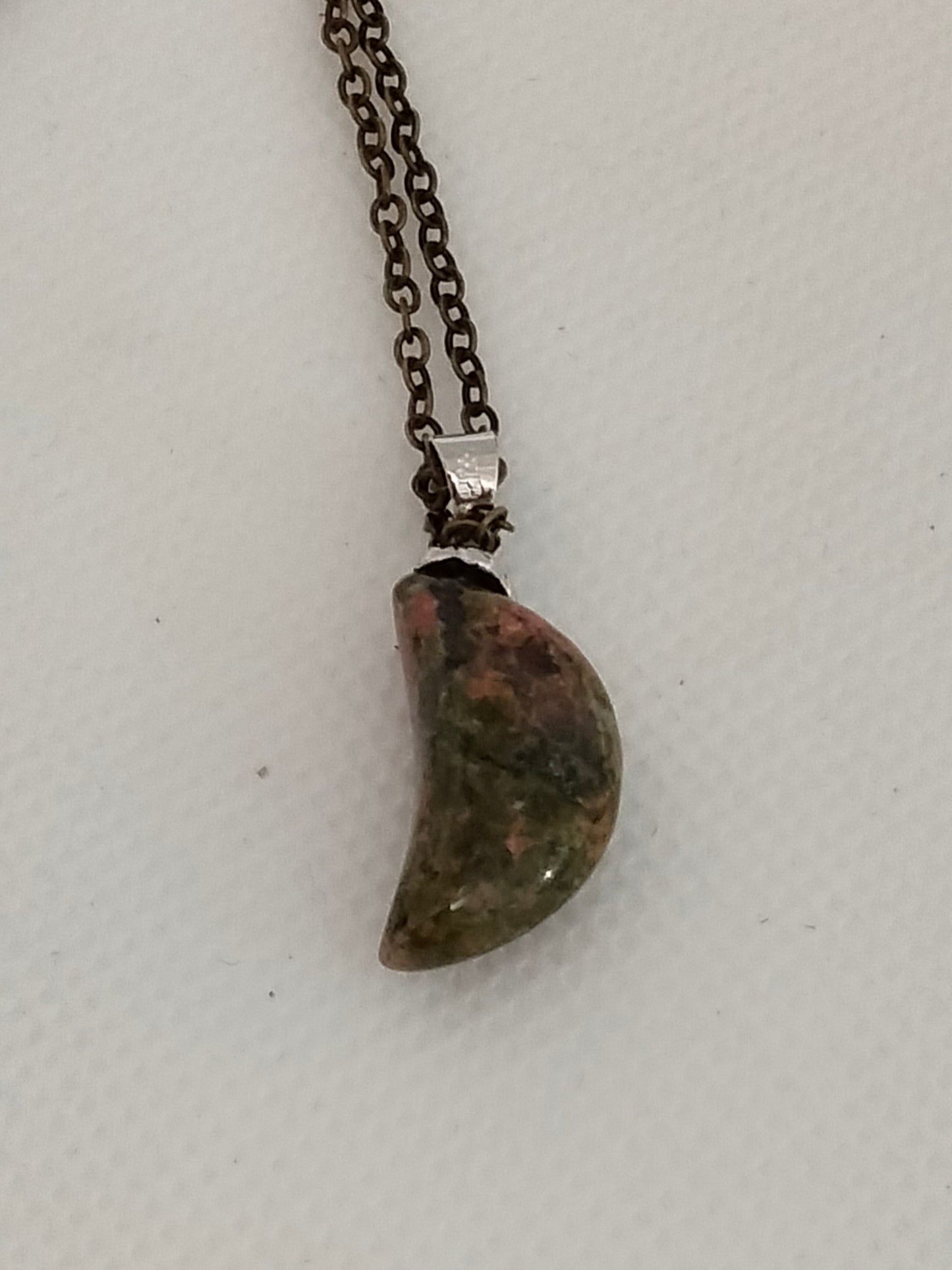 Unisex Aventurine, Unakite, Picture Jasper, Blue Jasper and Obsidian Necklaces