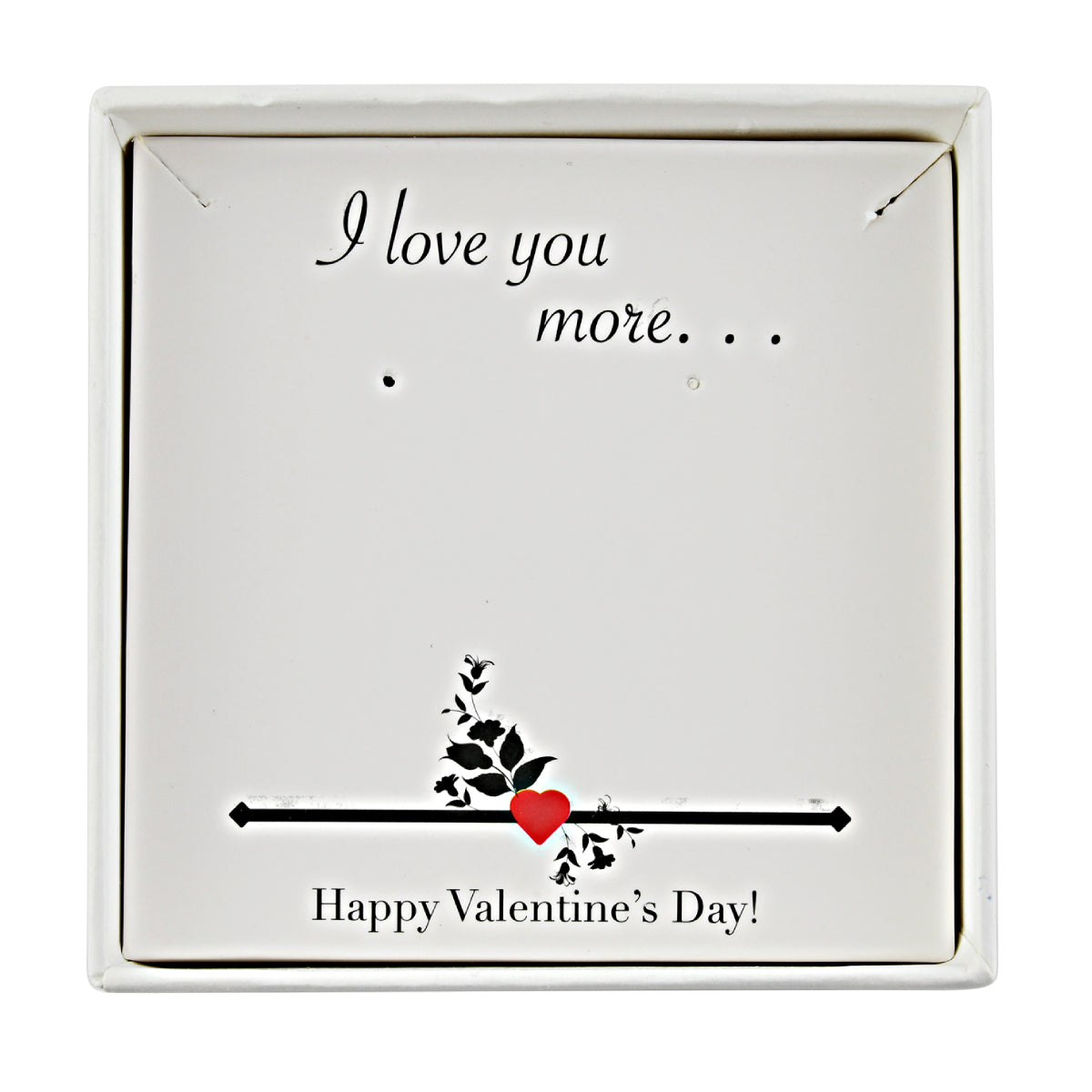 I Love You More Gift Box with Blue Mystic Star Necklace