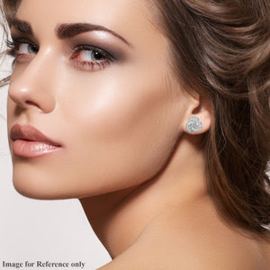 Women's Karis Diamond Knotted Stud Earrings