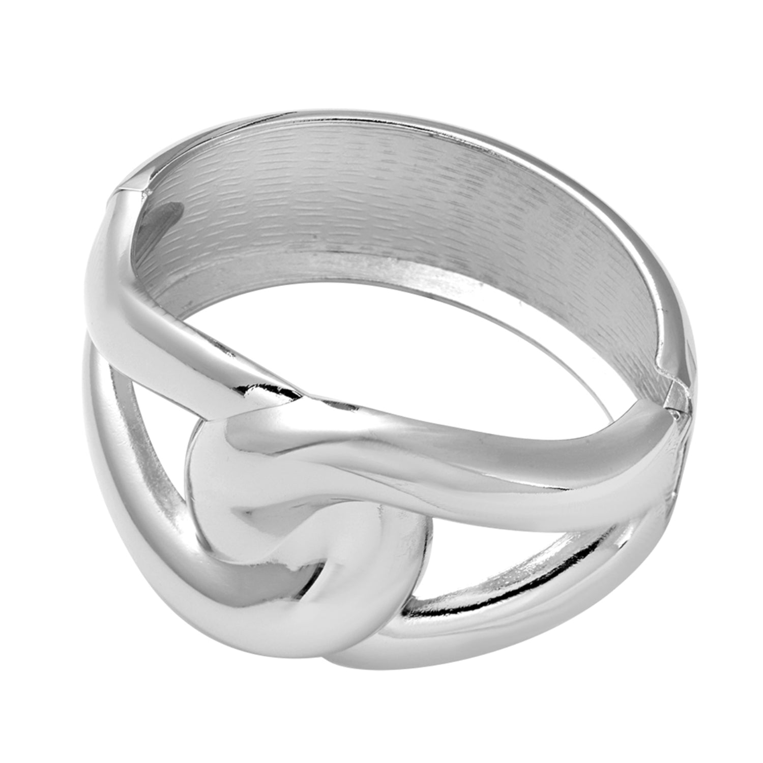 Women's Link Style Fancy Bangle Bracelet