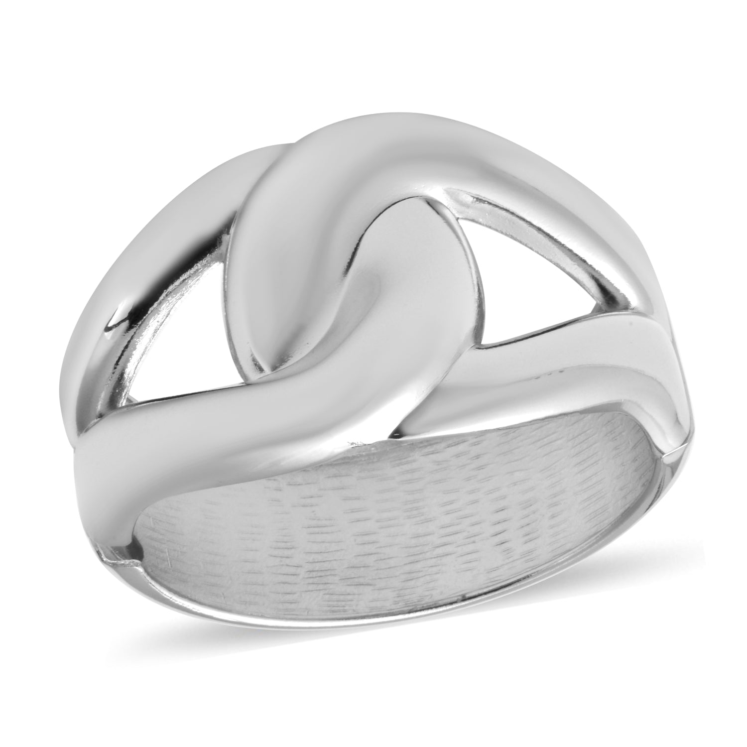Women's Link Style Fancy Bangle Bracelet