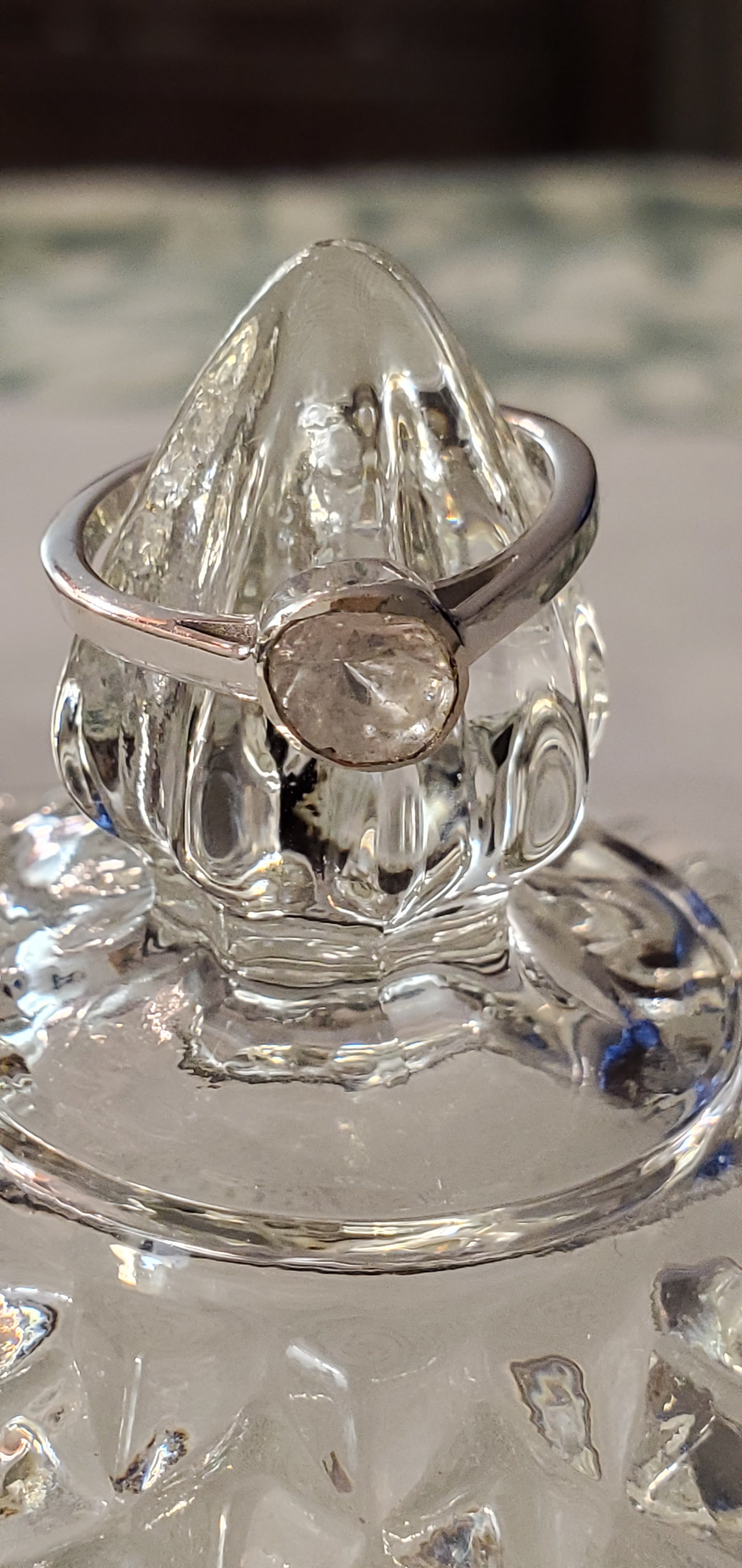 Artisan Crafted Polki Diamond Solitaire Ring in Platinum over Sterling Size 8 - WHIMSICALIA