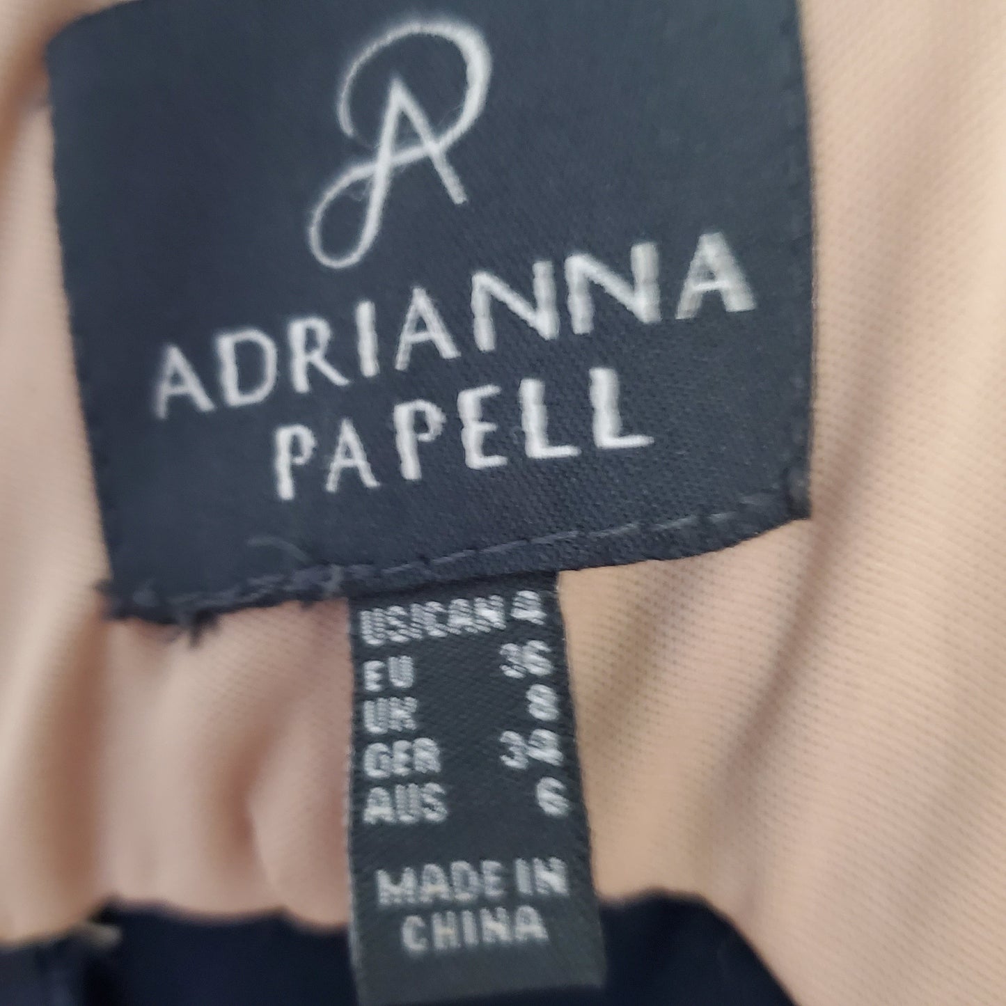 Midnight Blue Silky Bandage Dress Sz 6