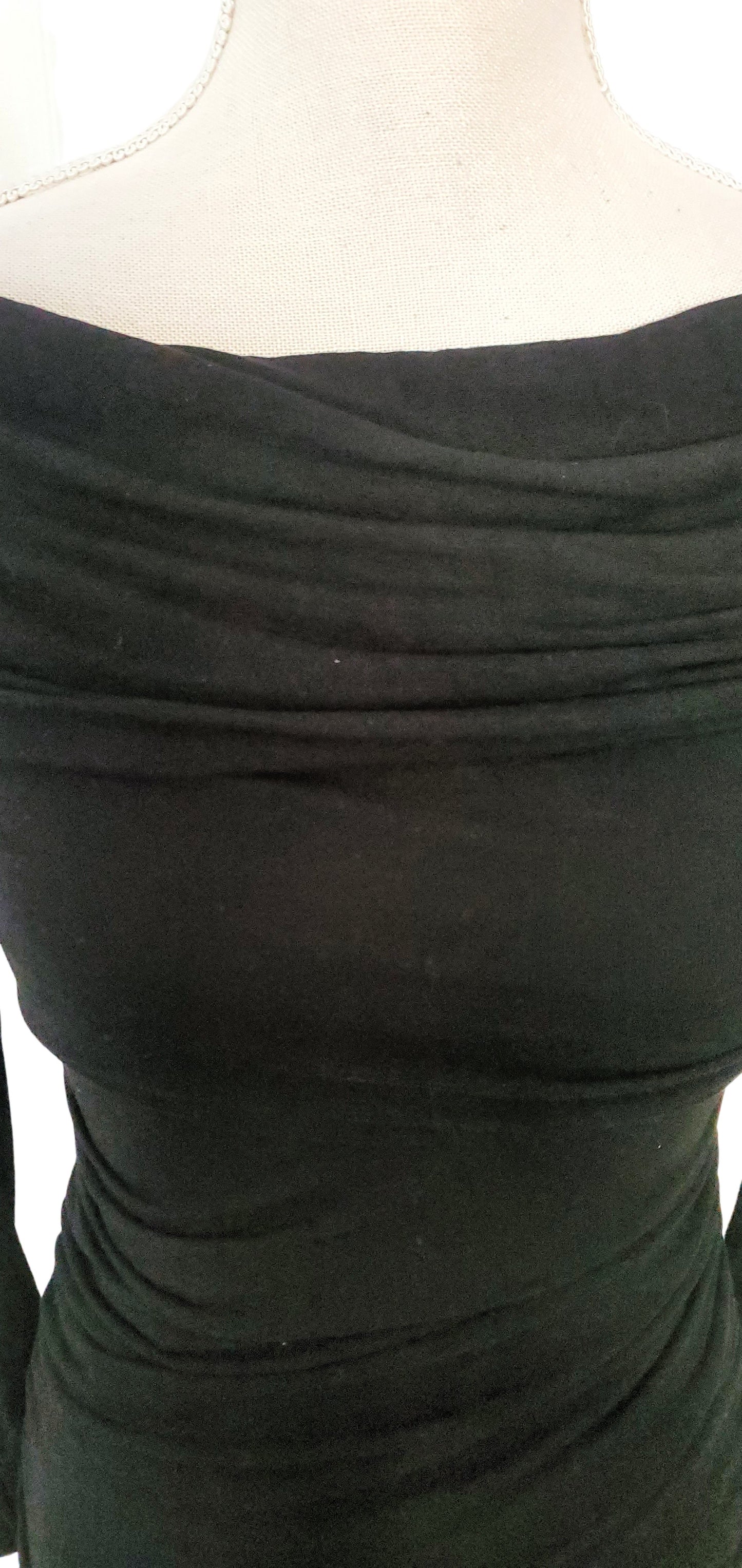 Sexy off Shoulder Body Con Ruched Dress Size Medium