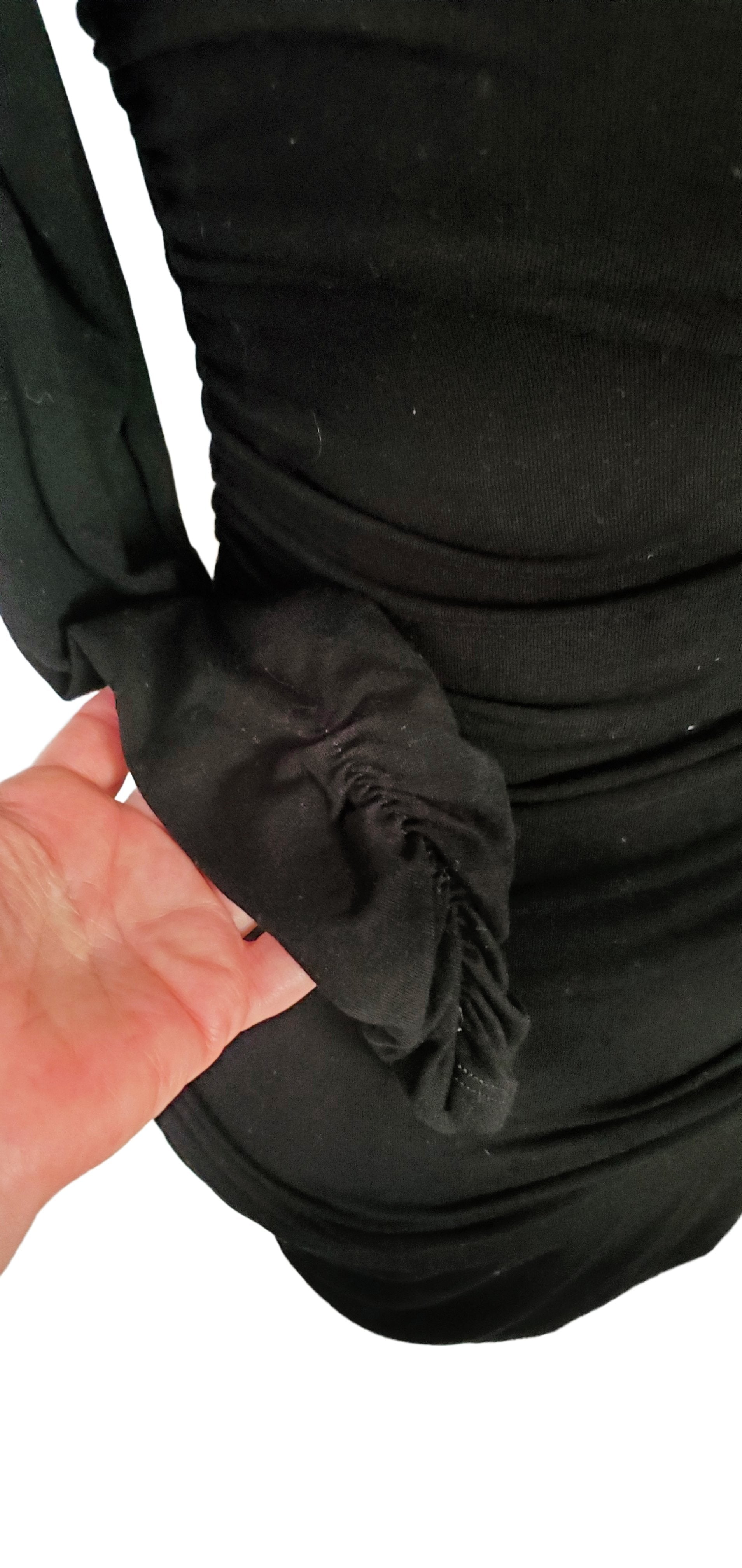 Sexy off Shoulder Body Con Ruched Dress Size Medium