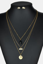 Load image into Gallery viewer, Triple-layer MAMA I LOVE YOU 18K gold-plated Pemdant Combo Deal
