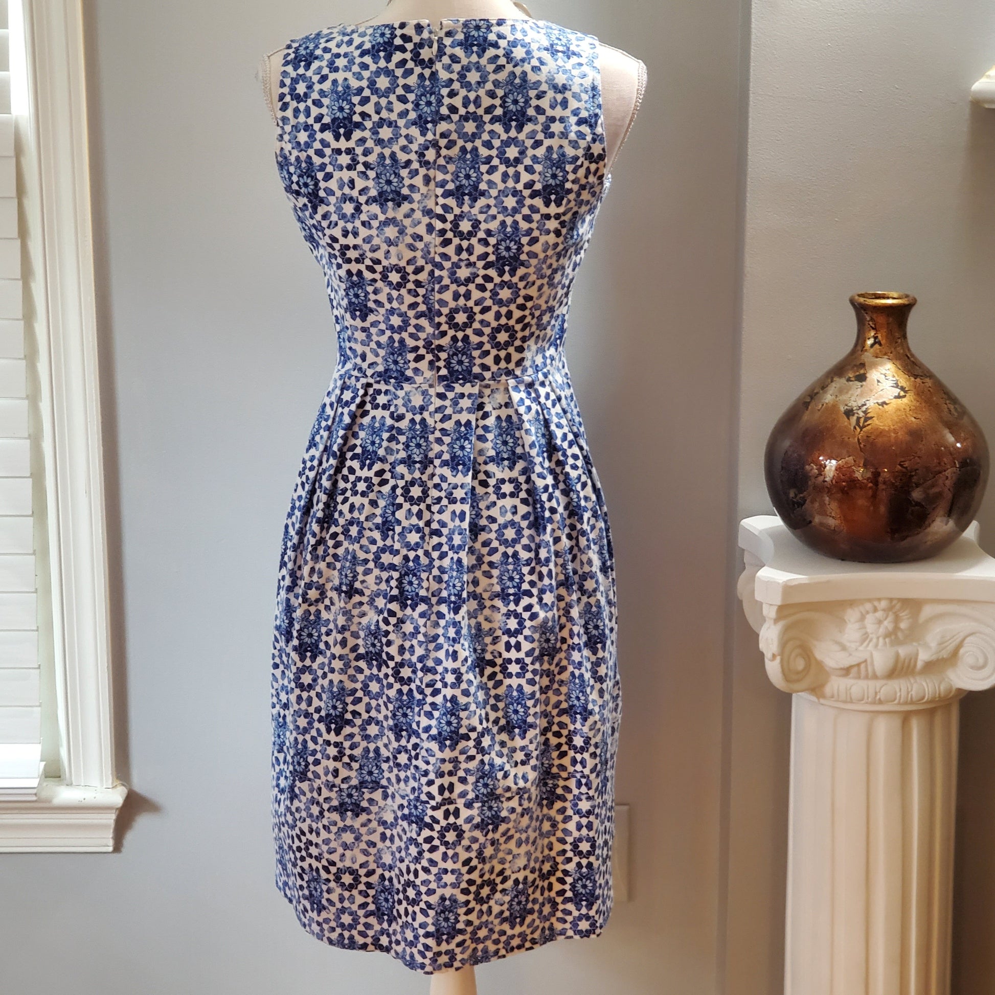 Vintage 100% Cotton Sun Dress Size 10