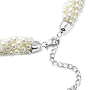 Braided Pearl Strand Necklace