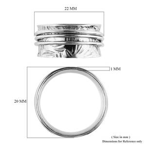 Sterling Silver Spinner Ring (Size 7)