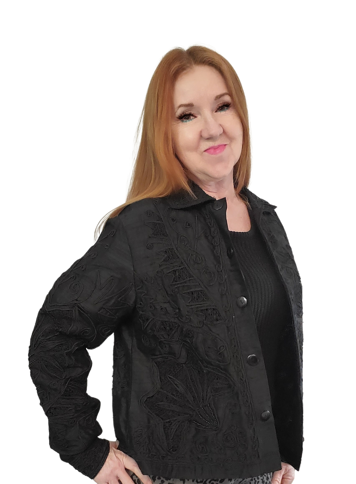 Sandy Starkman 100% Silk Jacket