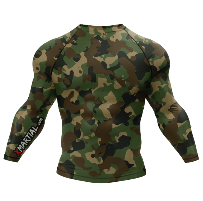 CAMO FULL RASH GUARD - XMARTIAL SLEEVE