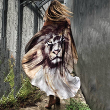 Load image into Gallery viewer, Flowing Print Beach Swimsuit Coverup
