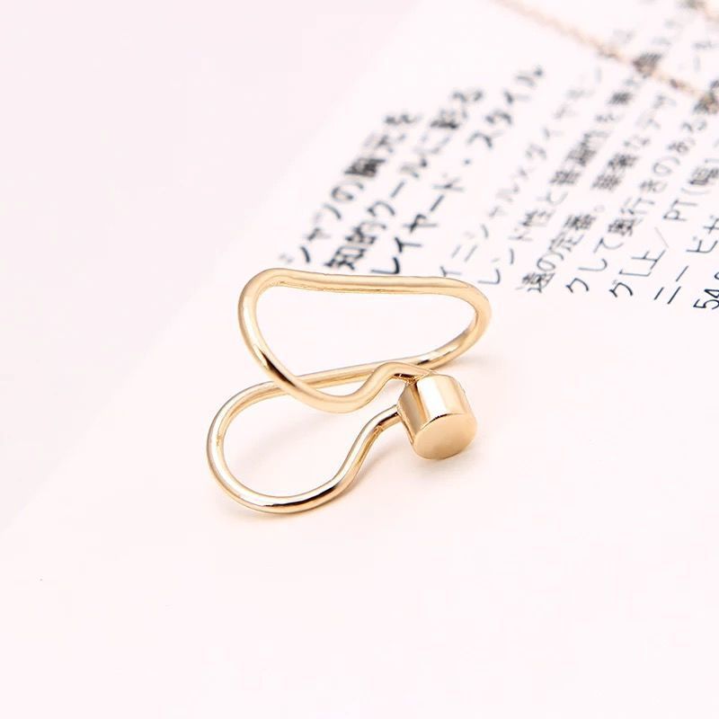 Fashion Jewelry Pearl Stud U-Shaped Clip Without Ear Hole And Ear Bone Clip Female