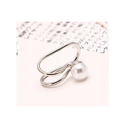 Fashion Jewelry Pearl Stud U-Shaped Clip Without Ear Hole And Ear Bone Clip Female