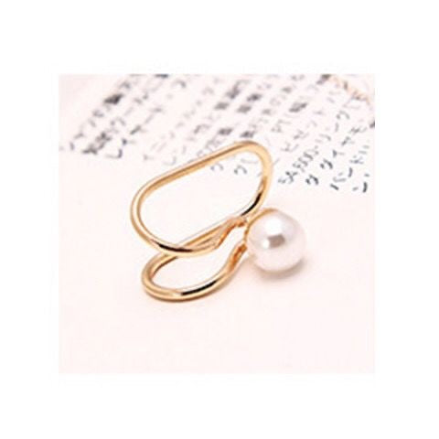 Fashion Jewelry Pearl Stud U-Shaped Clip Without Ear Hole And Ear Bone Clip Female