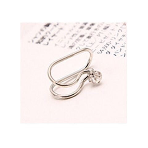 Fashion Jewelry Pearl Stud U-Shaped Clip Without Ear Hole And Ear Bone Clip Female