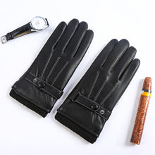 Load image into Gallery viewer, Men s PU Autumn and Winter Touch Screen Gloves
