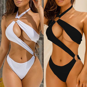 New Sexy One-piece T-Strap Bikini Swimsuit