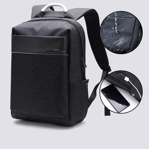 Computer backpack men''s European and American trend schoolbag