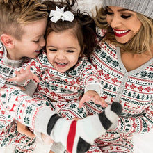 Load image into Gallery viewer, Christmas Pajamas Family Matching New Year Father Mother Kids Baby Look Clothes Set Dad Mom And Daughter Son Pyjamas Outfit
