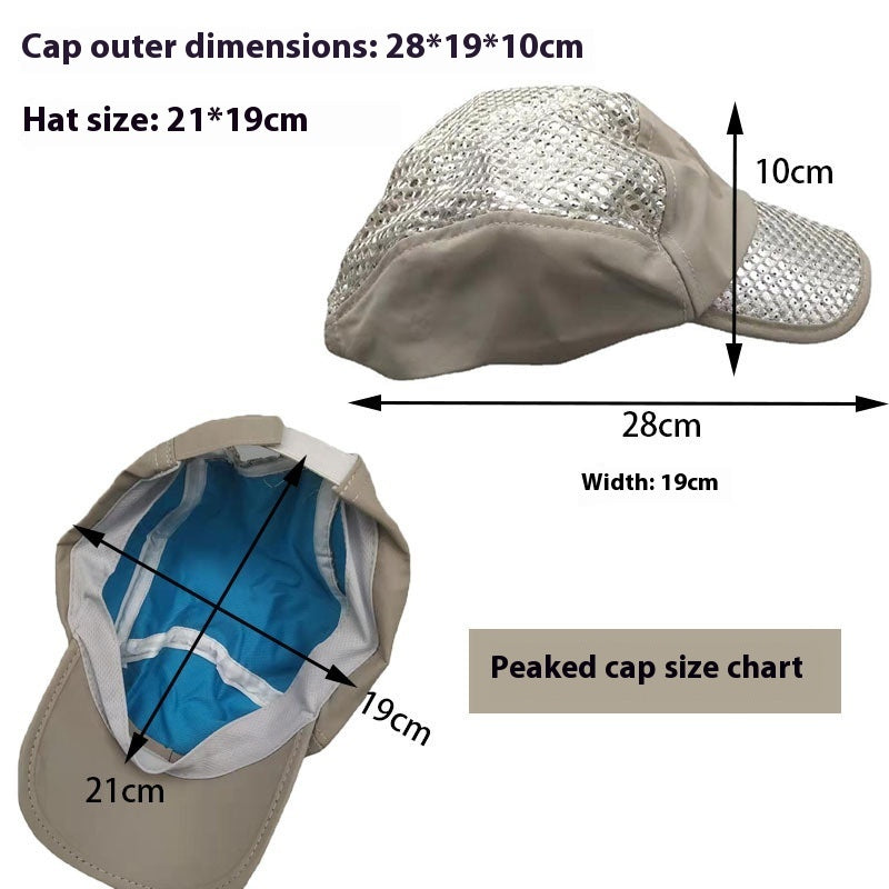 Ice-sensitive Sun Protection Cooling Cold Air Conditioning Cap