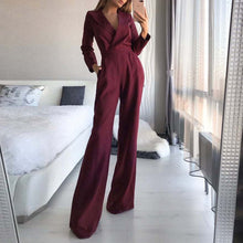 Load image into Gallery viewer, Women&#39;s Spring Crossover Bodice Jumpsuit
