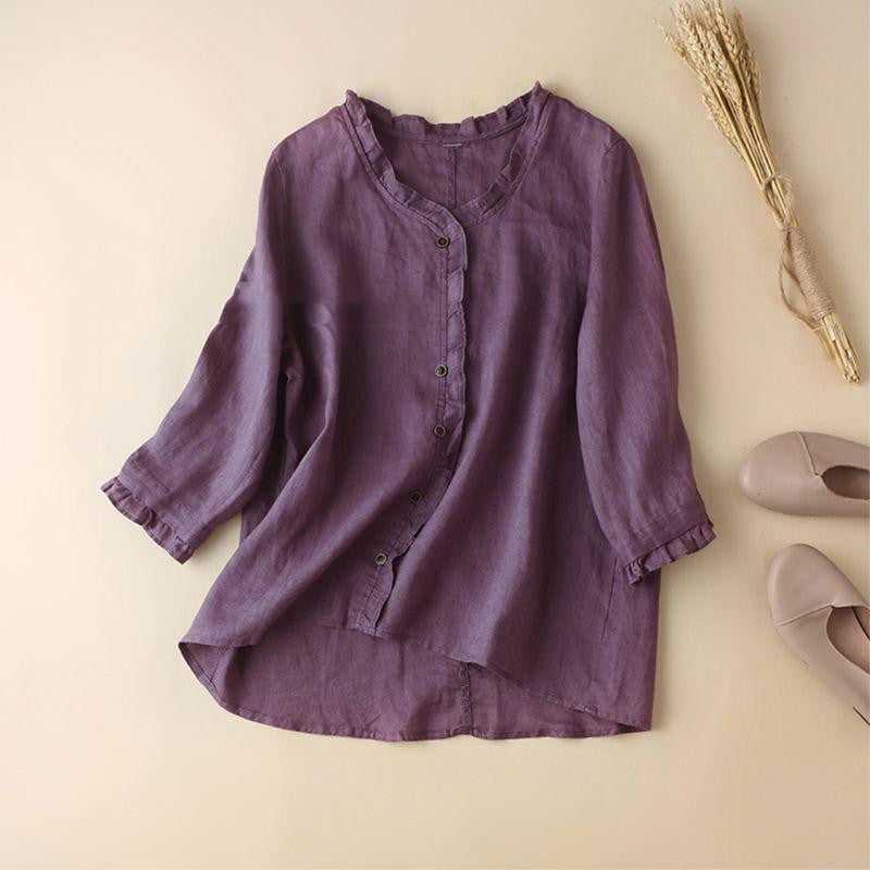 Women's Fashion Versatile Loose Shirt Top