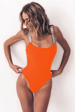 Load image into Gallery viewer, Bikini Solid Color One-piece Swimsuit Women Swimsuit
