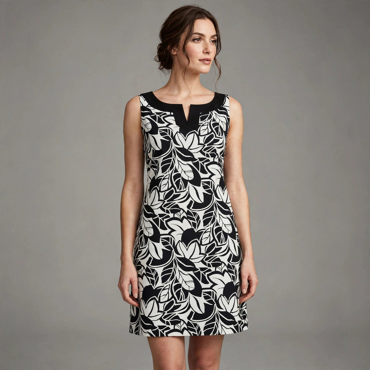 Split Neck Sheath Dress Size 4