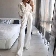 Load image into Gallery viewer, Women&#39;s Spring Crossover Bodice Jumpsuit
