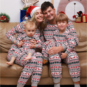 Christmas Pajamas Family Matching New Year Father Mother Kids Baby Look Clothes Set Dad Mom And Daughter Son Pyjamas Outfit