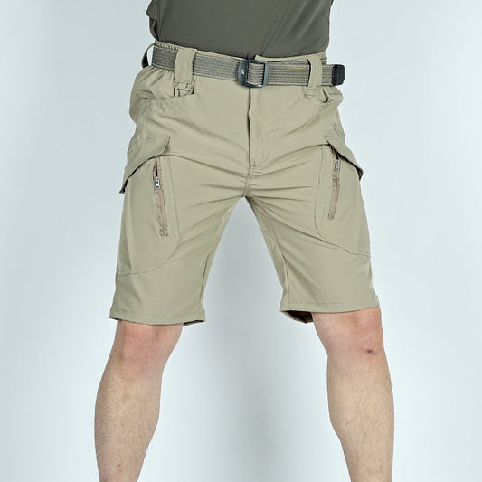 Summer Tactical Five-point Thin Shorts Men