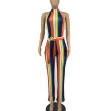 Load image into Gallery viewer, Women&#39;s Rainbow casual Jumpsuit
