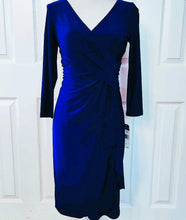 Load image into Gallery viewer, Chaps blue dress Size Small
