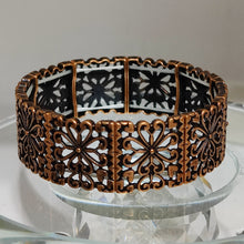 Load image into Gallery viewer, Tribal Navajo Stretch Vintage Crystal Leather Bracelets
