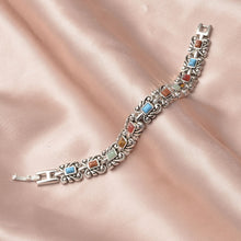 Load image into Gallery viewer, Southwestern Style Magnetic By Design Multi Gemstone Bracelet Unisex
