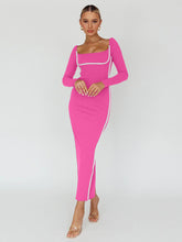 Load image into Gallery viewer, Women&#39;s Fashion Temperament Color Matching Dress
