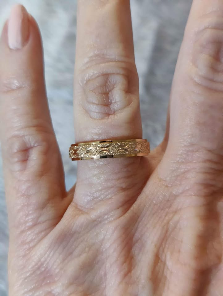 Silver, Gold, Rose gold Engagement Wedding Ring Set