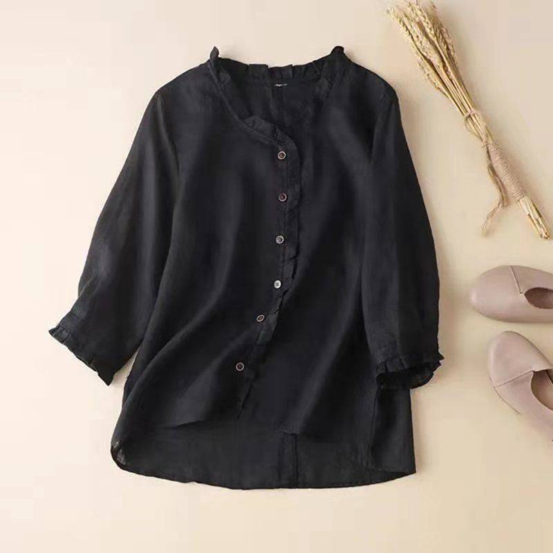 Women's Fashion Versatile Loose Shirt Top