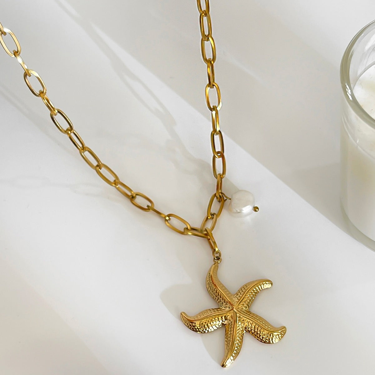 Ocean Wind Series Starfish Pendant