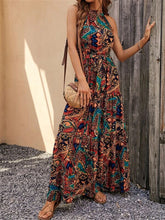 Load image into Gallery viewer, Graceful And Fashionable High Waist Dress Bohemian Dress
